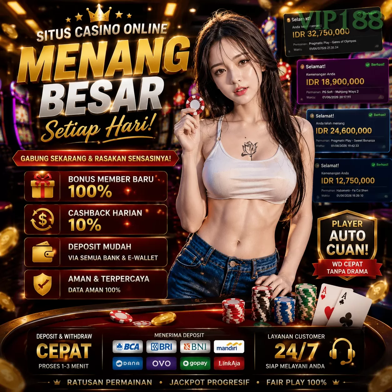 Unduh vip188 apk Versi Terbaru